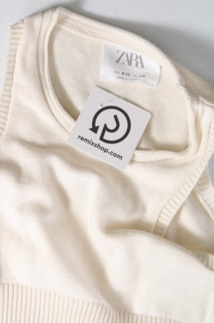 Детски пуловер Zara, Размер 9-10y/ 140-146 см, Цвят Бежов, Цена 16,00 лв.