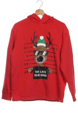 Gyerek sweatshirt H&M, Méret 14-15y / 168-170 cm, Szín Piros, Ár 1 507 Ft