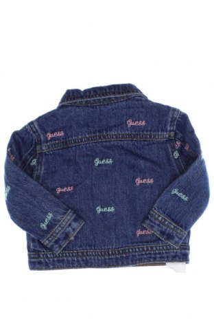 Dětská džínová bunda  Guess, Velikost 3-6m/ 62-68 cm, Barva Modrá, Cena  1 870,00 Kč