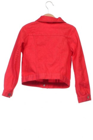 Geacă de blugi, pentru copii H&M, Mărime 6-7y/ 122-128 cm, Culoare Roșu, Preț 52,38 Lei