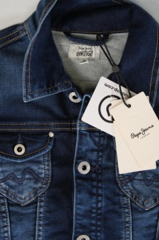 Παιδικό τζίν μπουφάν Pepe Jeans, Μέγεθος 9-10y/ 140-146 εκ., Χρώμα Μπλέ, Τιμή 43,84 €
