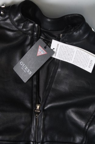 Detská kožená bunda  Guess, Veľkosť 8-9y/ 134-140 cm, Farba Čierna, Cena  45,08 €