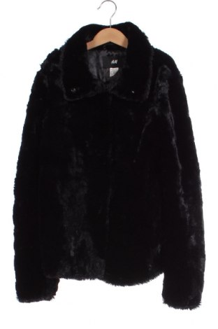 Kindermantel H&M, Größe 13-14y/ 164-168 cm, Farbe Schwarz, Preis 16,25 €