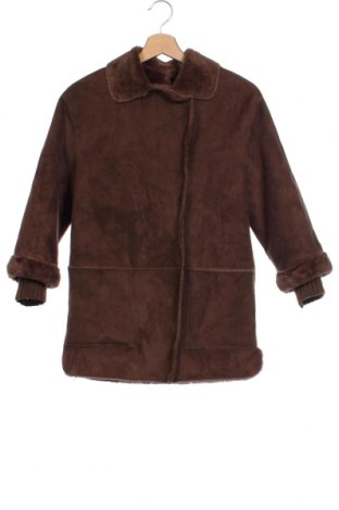 Детско палто Zara, Размер 8-9y/ 134-140 см, Цвят Кафяв, Цена 32,40 лв.