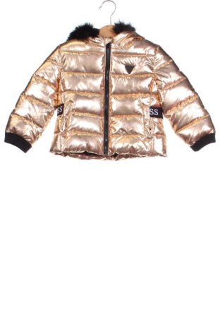 Dětská bunda  Guess, Velikost 18-24m/ 86-98 cm, Barva Zlatistá, Cena  2 074,00 Kč