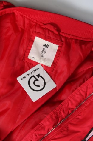 Dětská bunda  H&M, Velikost 15-18y/ 170-176 cm, Barva Červená, Cena  208,00 Kč