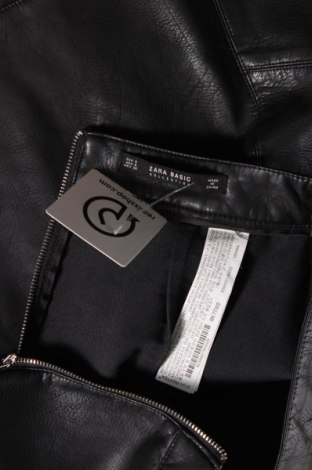 Δερμάτινη φούστα Zara, Μέγεθος S, Χρώμα Μαύρο, Τιμή 20,82 €