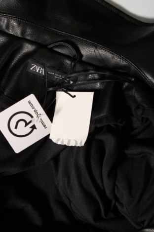 Rochie de piele Zara, Mărime M, Culoare Negru, Preț 159,59 Lei