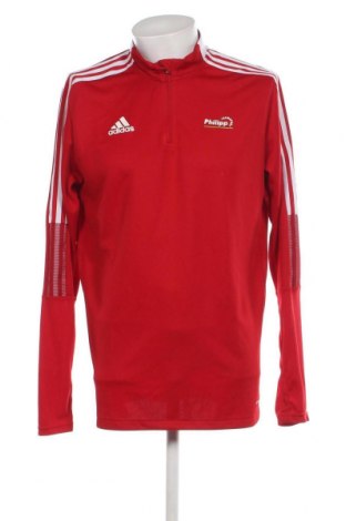 Ανδρική μπλούζα Adidas, Μέγεθος XL, Χρώμα Κόκκινο, Τιμή 10,54 €