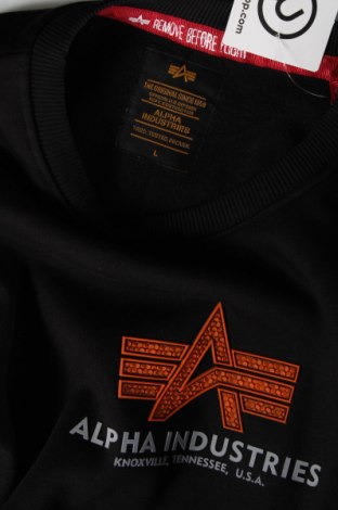 Herren Shirt Alpha Industries, Größe L, Farbe Schwarz, Preis 52,89 €