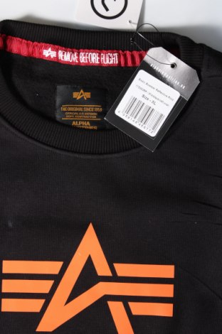 Мъжка блуза Alpha Industries, Размер XL, Цвят Черен, Цена 108,00 лв.