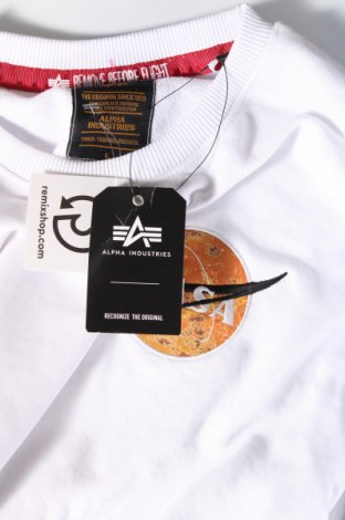 Herren Shirt Alpha Industries, Größe L, Farbe Weiß, Preis € 33,40