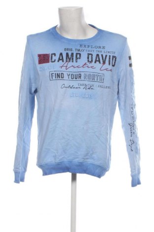 Ανδρική μπλούζα Camp David, Μέγεθος L, Χρώμα Μπλέ, Τιμή 28,21 €