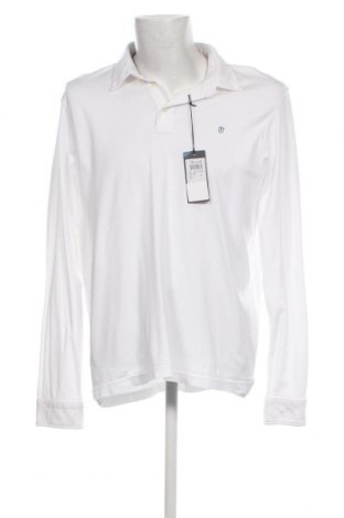 Мъжка блуза Faconnable, Размер XXL, Цвят Бял, Цена 168,15 лв.