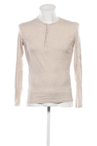 Мъжка блуза H&M, Размер S, Цвят Бежов, Цена 11,40 лв.