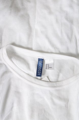 Мъжка блуза H&M Divided, Размер M, Цвят Бял, Цена 7,60 лв.