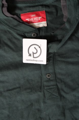 Ανδρική μπλούζα HERO by John Medoox, Μέγεθος L, Χρώμα Πράσινο, Τιμή 10,02 €