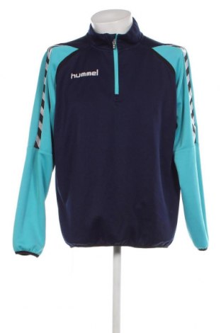 Ανδρική μπλούζα Hummel, Μέγεθος L, Χρώμα Μπλέ, Τιμή 6,96 €