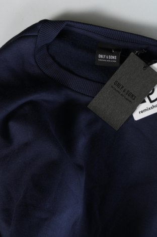 Ανδρική μπλούζα Only & Sons, Μέγεθος M, Χρώμα Μπλέ, Τιμή 15,98 €