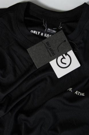 Ανδρική μπλούζα Only & Sons, Μέγεθος L, Χρώμα Μαύρο, Τιμή 10,21 €