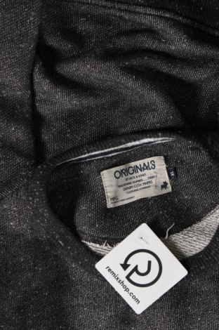 Ανδρική μπλούζα Originals By Jack & Jones, Μέγεθος XL, Χρώμα Γκρί, Τιμή 4,95 €