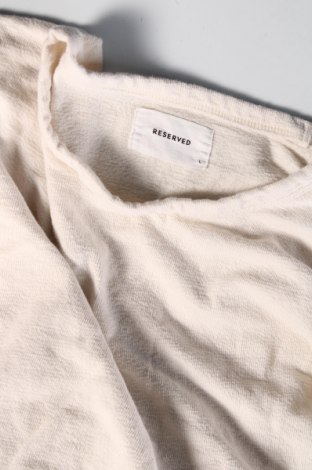 Мъжка блуза Reserved, Размер L, Цвят Екрю, Цена 7,60 лв.