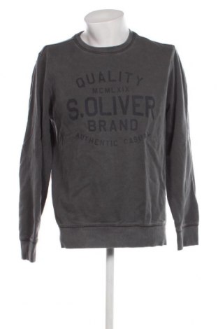 Ανδρική μπλούζα S.Oliver, Μέγεθος L, Χρώμα Γκρί, Τιμή 8,40 €
