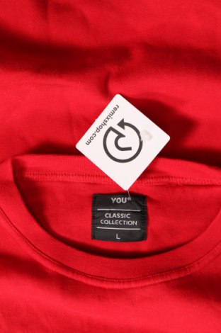 Herren Shirt You, Größe L, Farbe Rot, Preis 5,95 €