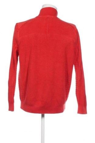 Jachetă tricotată de bărbați, Mărime L, Culoare Roșu, Preț 39,11 Lei
