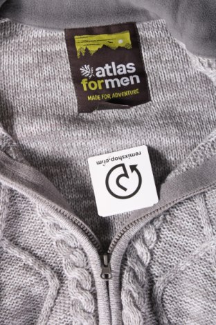 Jachetă tricotată de bărbați Atlas For Men, Mărime L, Culoare Gri, Preț 39,11 Lei