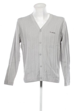Jachetă tricotată de bărbați Core By Jack & Jones, Mărime L, Culoare Gri, Preț 126,65 Lei