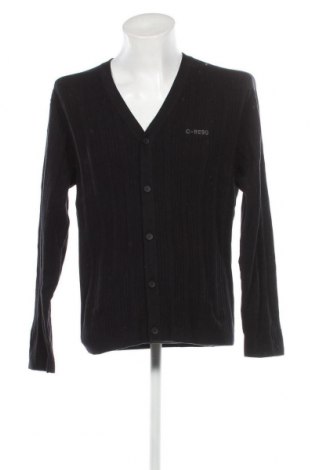 Jachetă tricotată de bărbați Core By Jack & Jones, Mărime L, Culoare Negru, Preț 50,66 Lei