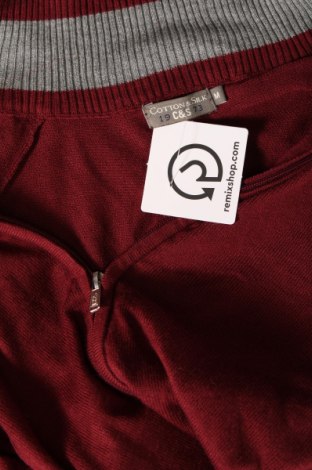 Herren Strickjacke Cotton&silk, Größe M, Farbe Rot, Preis 9,08 €