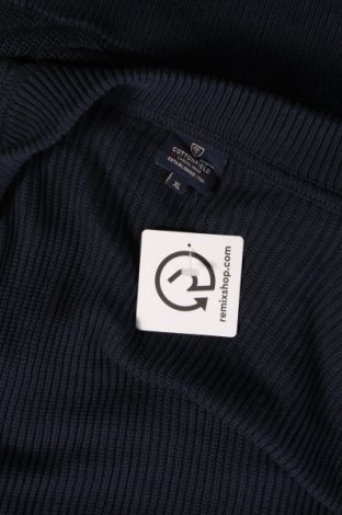 Jachetă tricotată de bărbați Cottonfield, Mărime XL, Culoare Albastru, Preț 28,62 Lei