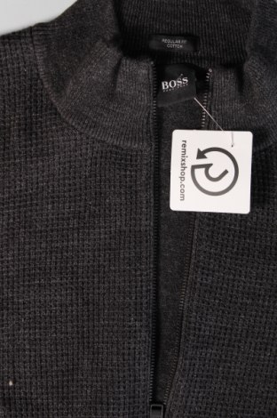 Jachetă tricotată de bărbați Hugo Boss, Mărime XL, Culoare Gri, Preț 351,51 Lei