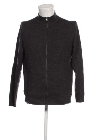 Jachetă tricotată de bărbați Hugo Boss, Mărime XL, Culoare Gri, Preț 450,66 Lei