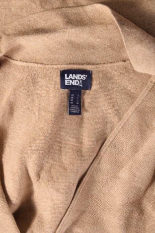 Jachetă tricotată de bărbați Lands' End, Mărime S, Culoare Bej, Preț 95,39 Lei
