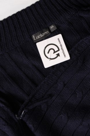 Jachetă tricotată de bărbați Luciano, Mărime XXL, Culoare Albastru, Preț 30,00 Lei