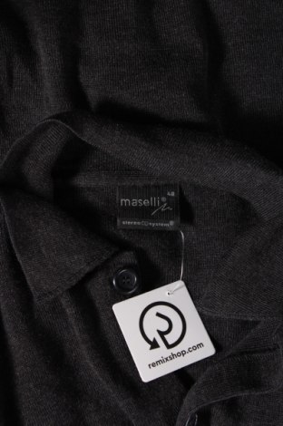 Jachetă tricotată de bărbați Maselli, Mărime M, Culoare Gri, Preț 95,39 Lei