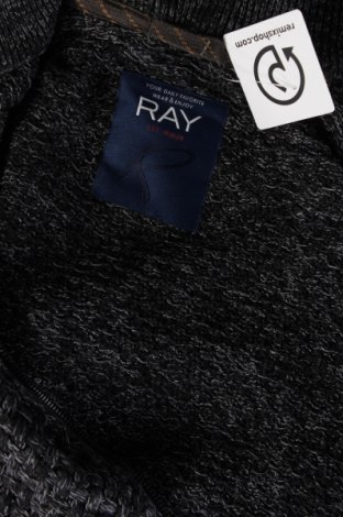 Jachetă tricotată de bărbați Ray, Mărime L, Culoare Gri, Preț 42,93 Lei