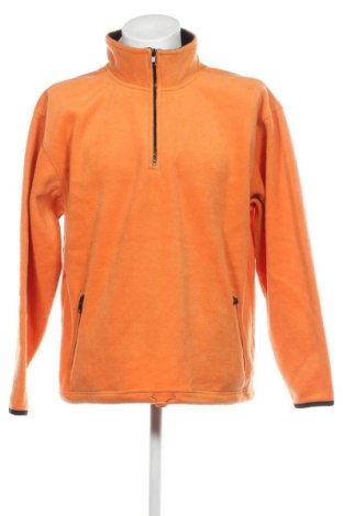 Ανδρική μπλούζα fleece, Μέγεθος XL, Χρώμα Πορτοκαλί, Τιμή 14,23 €