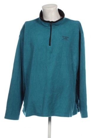 Ανδρική μπλούζα fleece Atlas For Men, Μέγεθος 5XL, Χρώμα Μπλέ, Τιμή 11,75 €
