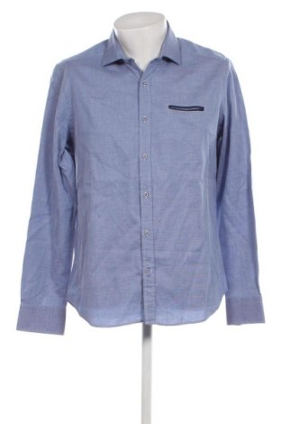 Ανδρικό πουκάμισο, Μέγεθος M, Χρώμα Μπλέ, Τιμή 7,12 €