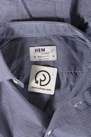 Ανδρικό πουκάμισο, Μέγεθος L, Χρώμα Μπλέ, Τιμή 10,67 €