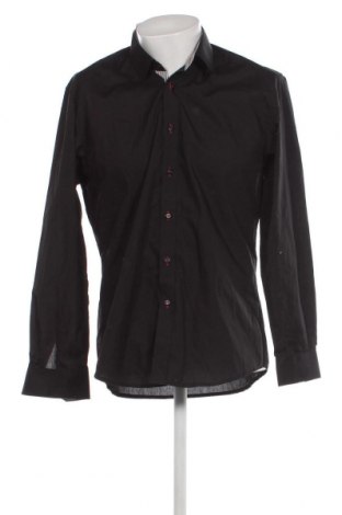 Ανδρικό πουκάμισο, Μέγεθος M, Χρώμα Μαύρο, Τιμή 7,01 €