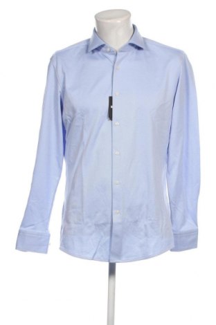 Ανδρικό πουκάμισο BOSS, Μέγεθος L, Χρώμα Μπλέ, Τιμή 105,77 €