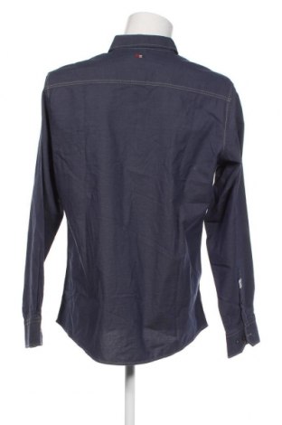 Ανδρικό πουκάμισο Bison, Μέγεθος L, Χρώμα Μπλέ, Τιμή 21,03 €
