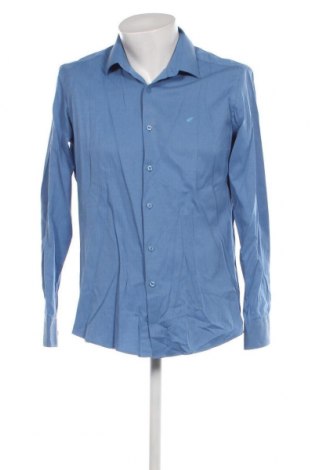 Ανδρικό πουκάμισο Body Fit, Μέγεθος L, Χρώμα Μπλέ, Τιμή 14,83 €