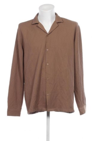 Ανδρικό πουκάμισο Boohoo, Μέγεθος M, Χρώμα Καφέ, Τιμή 23,71 €