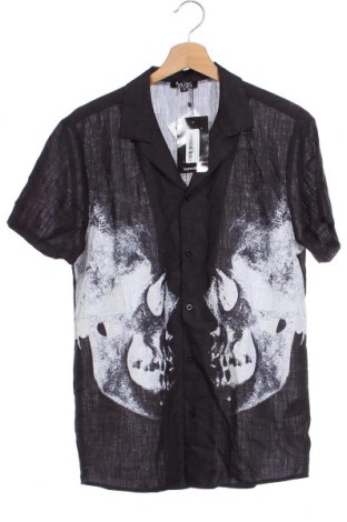 Herrenhemd Boohoo, Größe S, Farbe Schwarz, Preis € 5,45